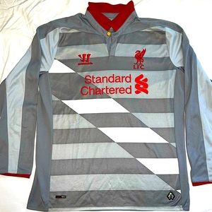 Authentic 2014-15 Warrior Liverpool FC Simon Mignolet #22 Keeper Third Jersey